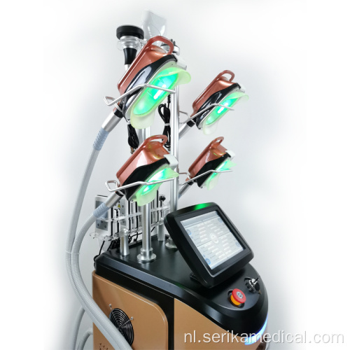 4 Handgrepen RF Cryolipolysis Lipo Laser Machine